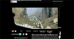 Desktop Screenshot of machupicchubycar.com